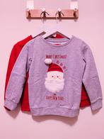 Set van 2 kersttruien m110-116, Ophalen of Verzenden, Zo goed als nieuw, Jongen of Meisje, Trui of Vest