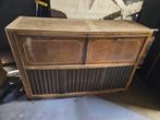 Vintage radiokast met platenspeler, Antiek en Kunst, Ophalen