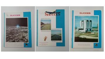 3x Retro Succes-schriftjes NASA + Familia beschikbaar voor biedingen