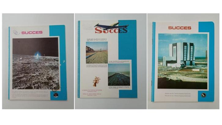 3x Retro Succes-schriftjes NASA + Familia, Verzamelen, Luchtvaart en Vliegtuigspotten, Zo goed als nieuw, Overige typen, Ophalen of Verzenden