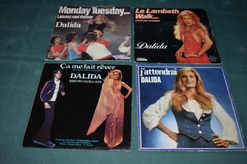  45t's en ook diverse EP's van DALIDA beschikbaar voor biedingen