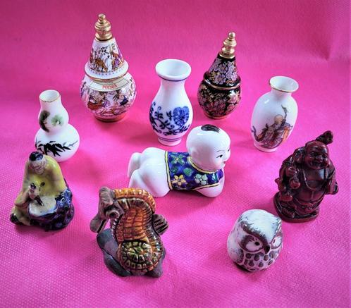 Set van 10 miniaturen uit China, Griekenland, Peru, Antiek en Kunst, Antiek | Vazen, Verzenden