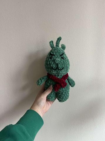 Grinch gehaakte knuffel - handgemaakt beschikbaar voor biedingen