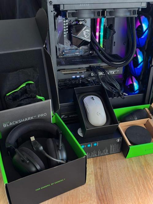 RTX 3070TI Gamer-pc met muis, headset en microfoon, Games en Spelcomputers, Games | Pc, Zo goed als nieuw, Ophalen