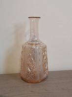 Art Deco Rosaline Pink Roze Glazen Karaf Vaas Verreries, Antiek en Kunst, Ophalen of Verzenden