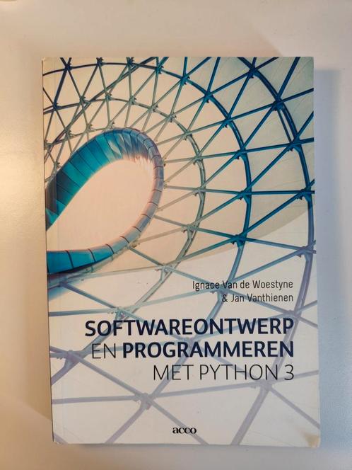 Softwareontwerp en Programmeren met Python 3 (TEW/HIR), Boeken, Informatica en Computer, Zo goed als nieuw, Software, Ophalen of Verzenden