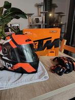 Motorhelm KTM GRATIS handschoenen nieuwprijs +-€250, Motoren, Dames, Integraalhelm, L, Tweedehands