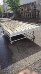 watertafel op wielen 4mx 1.7m alluminium, Tuin en Terras, Overige typen, Gebruikt, Ophalen, Aluminium