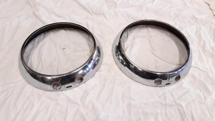 Koplampring Chrome CIBIE, Klassieke Mini Special, Auto-onderdelen, Verlichting, Mini, Oldtimer onderdelen, Rover, Universele onderdelen