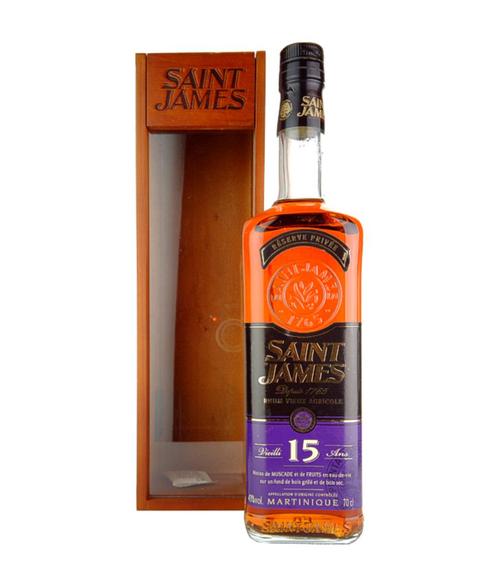 Saint James 15 Years (in box) Rum rhum agricole - Martinique, Collections, Vins, Comme neuf, Autres types, Enlèvement ou Envoi