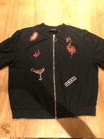 Bomber Guess taille S noire avec broderie et strass