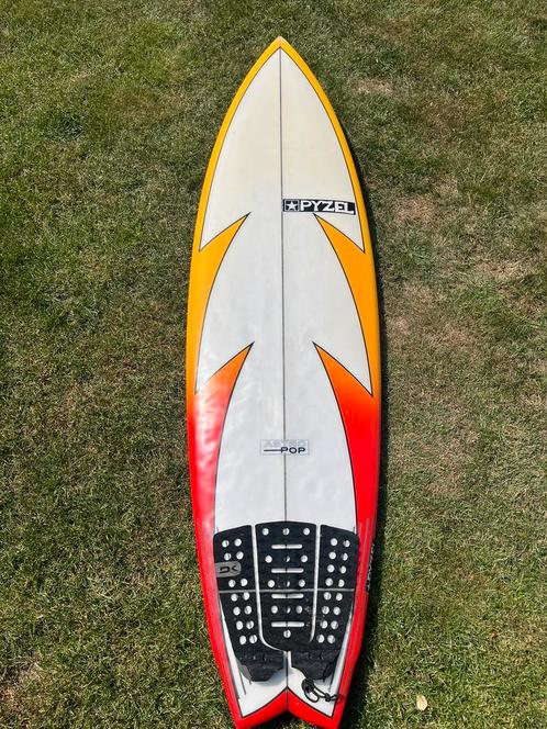 Pyzel astro pop 6’6 surfboard, Watersport en Boten, Golfsurfen, Gebruikt, Shortboard, Met vinnen, Met draagtas, Met koord, Ophalen