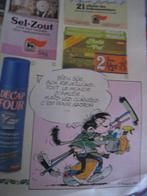 franquin vandersteen BD folder delhaize roba morris janry, Boeken, Eén stripboek, Ophalen of Verzenden, Zo goed als nieuw, Franquin