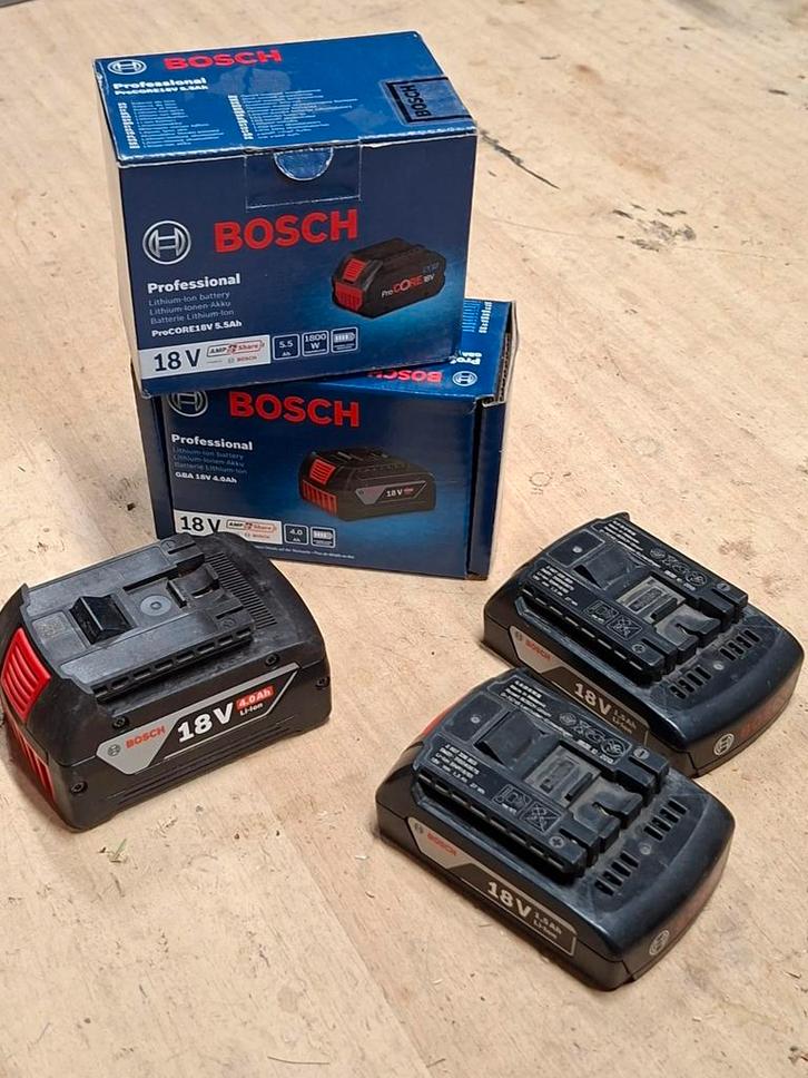 Batteries Bosch Ensemble ou séparément, Bricolage & Construction, Outillage | Pièces de machine & Accessoires, Enlèvement ou Envoi