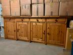 Buffet / dressoir (ou meuble de rangement) en pin massif, Maison & Meubles, Avec tiroir(s), 200 cm ou plus, Moins de 100 cm, Enlèvement