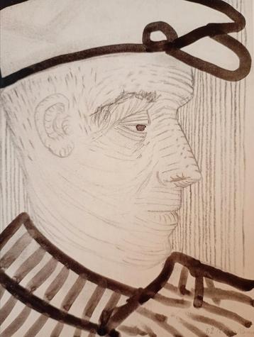 Raveel R. Zelfportret  beschikbaar voor biedingen