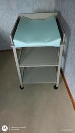 table à langer sur roues + coussin à langer, Enlèvement, Comme neuf