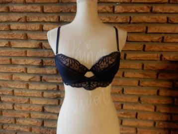 -(57)- soutien femme bleu fonçé t.90b - undiz -