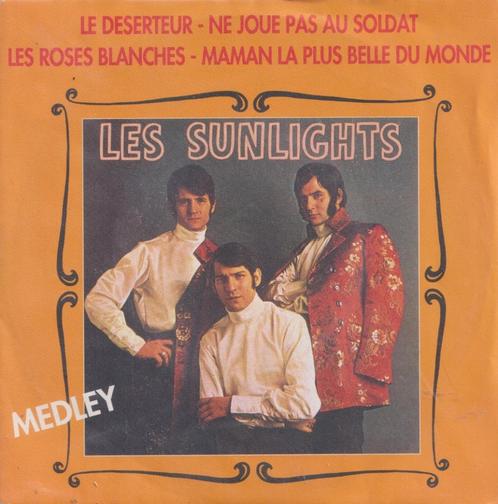 Les Sunlights – “Medley” – Le desserteur + 3 – Single - EP, Cd's en Dvd's, Vinyl Singles, Gebruikt, EP, Pop, 7 inch, Ophalen of Verzenden