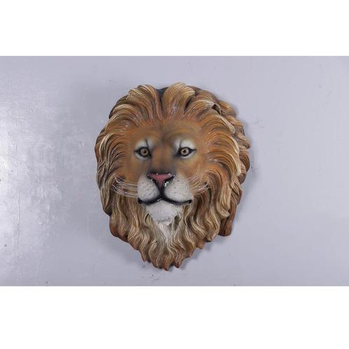 Lion Kings Head – Wall Décor – Leeuw hoogte 66 cm, Verzamelen, Dierenverzamelingen, Nieuw, Ophalen