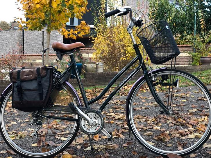 Raleigh damesfiets, Fietsen en Brommers, Fietsen | Dames | Damesfietsen, Gebruikt, Overige merken, Versnellingen, 53 tot 56 cm