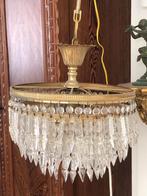 Oude / vintage luster in kristal, Antiek en Kunst, Ophalen