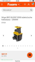 Hakselaar -Stiga BIO SILENT 2500 hakselaar - 2500W, Tuin en Terras, Ophalen, Zo goed als nieuw