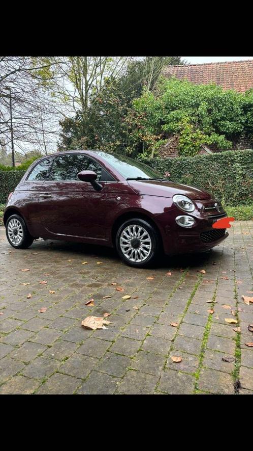 Fiat 500 1.2i Lounge 2019, Autos, Fiat, Particulier, Air conditionné, Apple Carplay, Verrouillage central, Cruise Control, Rétroviseurs électriques