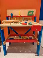 Houten werkbank voor kinderen met gereedschap, Ophalen, Gebruikt