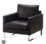 2 Lederen 1zits ikea retrostijl, Huis en Inrichting, Ophalen, Gebruikt