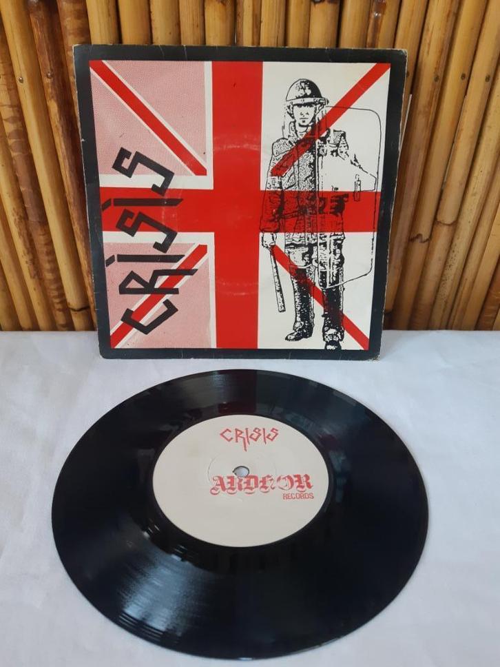 45t/7" Crisis „UK '79 b/w White Youth” Ardor Records 1979, Cd's en Dvd's, Vinyl | Hardrock en Metal, Gebruikt, Ophalen of Verzenden