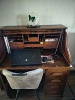 Bureau ( Vol eiken hout )  250 €, Huis en Inrichting, Bureaus, Ophalen, Gebruikt, Bureau