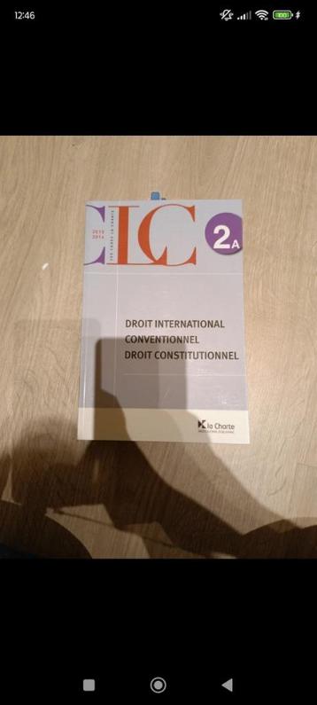 Clc - droit international conventionnel droit constitutionne beschikbaar voor biedingen