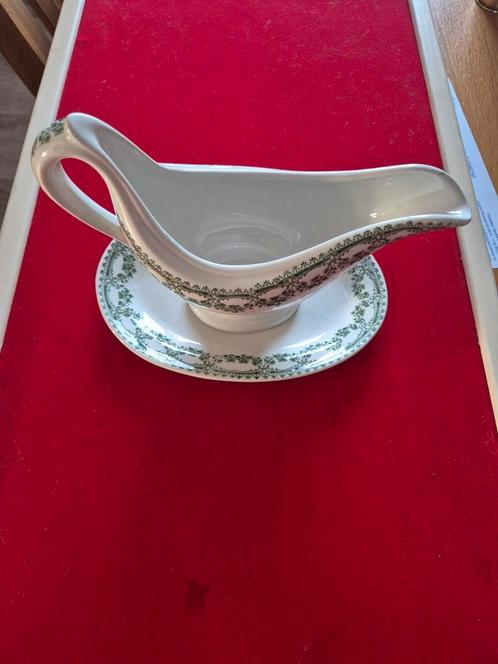 Boch La Louvière, prachtige sausboot, Antiek en Kunst, Antiek | Servies los, Ophalen of Verzenden