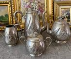Verzilverd thee- en koffieservies, GERHARDI & CO, ~1930, Enlèvement, Argenté