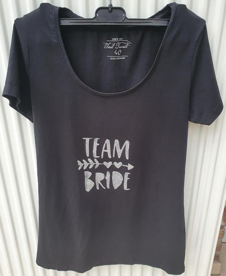 Zwarte t-shirt van Zeeman maat 40, Kleding | Dames, T-shirts, Zo goed als nieuw, Maat 38/40 (M), Zwart, Korte mouw, Ophalen of Verzenden