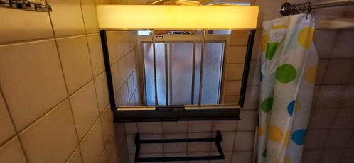 Vintage Allibert spiegelkastje en toebehoren, Huis en Inrichting, Badkamer | Badkamermeubels, Gebruikt, Ophalen