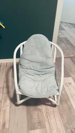 Rotan kinderstoeltje incl. kussen van Timboo in badstof, Ophalen, Zo goed als nieuw