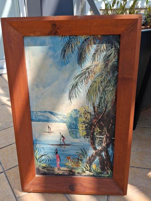 Afrikaans schilderij, Antiek en Kunst, Curiosa en Brocante, Ophalen