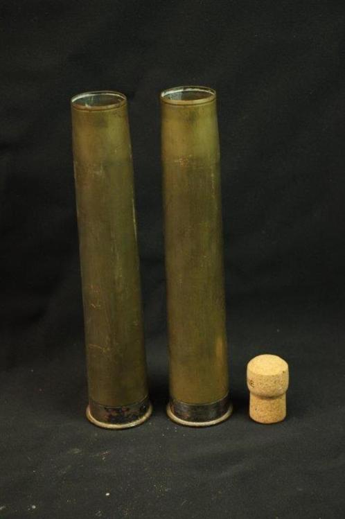 WO2 Duitse 3,7 cm Pak huls LEEG, Verzamelen, Militaria | Tweede Wereldoorlog, Ophalen of Verzenden