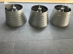 3 lampes de plafond assorties, Ophalen, Gebruikt, Metaal