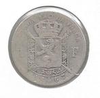 12458 * LEOPOLD II * 1 frank 1867 frans * Fr, Postzegels en Munten, Zilver, Verzenden