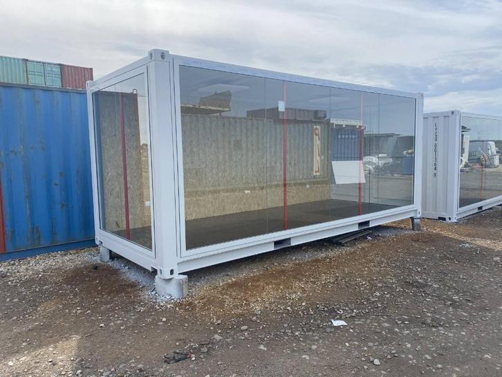 20FT TENTOONSTELLINGSCONTAINER, Doe-het-zelf en Bouw, Overige Doe-Het-Zelf en Bouw, Zo goed als nieuw, Ophalen of Verzenden