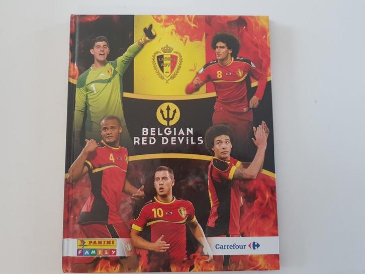 Panini Boek Rode Duivels WK Voetbal België 13-14, Verzamelen, Sportartikelen en Voetbal, Boek of Tijdschrift, Ophalen of Verzenden