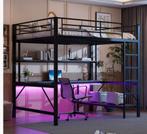 Hoogslaper 140-200 met bureau, Huis en Inrichting, Ophalen, Zo goed als nieuw, Hoogslaper