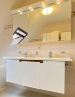 Compleet badkamermeubel + spiegelkast + kranen en toebehore, Huis en Inrichting, Gebruikt, Wastafelkast, Ophalen