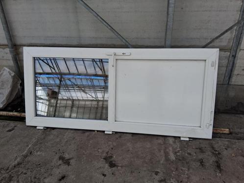 Buitendeur met kader, Doe-het-zelf en Bouw, Deuren en Vliegenramen, Gebruikt, Buitendeur, 200 tot 215 cm, 80 tot 100 cm, Glas