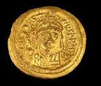 AV Solidus - Keizer Justinianus (527-565) - Byzantijnse rijk, Postzegels en Munten, Goud, Ophalen of Verzenden, Losse munt