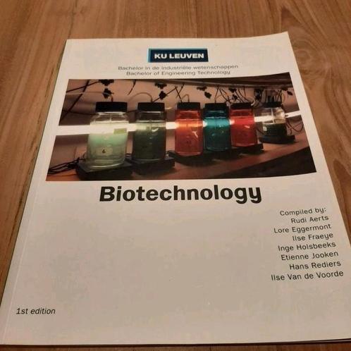 Biotechnology 1st edition KULeuven, Livres, Livres scolaires, Comme neuf, Enlèvement ou Envoi