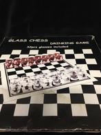Glass game drink chess, Ophalen of Verzenden